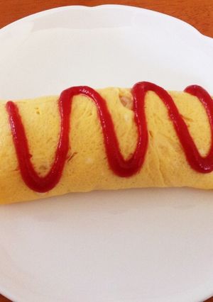 レンジで簡単！くるくるオムライス-レシピのメイン写真