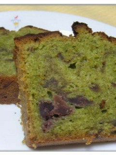 抹茶とあんこのパウンドケーキ-レシピのメイン写真