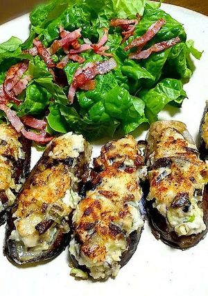 茄子の肉詰め-レシピのメイン写真