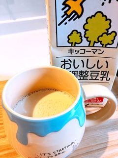 ダイエットと健康に!黒酢のホット豆乳-レシピのメイン写真