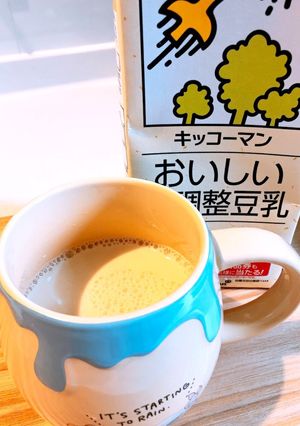 ダイエットと健康に！黒酢のホット豆乳-レシピのメイン写真