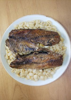 缶詰で100%押し麦のいわし麦飯-レシピのメイン写真