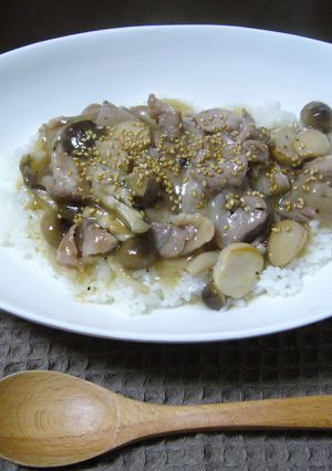 超カンタン!!きのこの中華丼風!-レシピのメイン写真