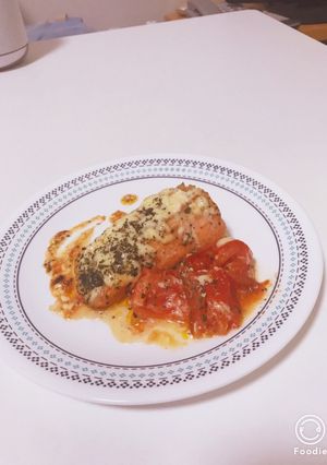 鮭のトマトバジルムニエル-レシピのメイン写真