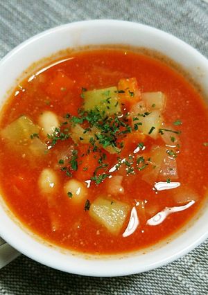 超簡単!!栄養満点ミネストローネ-レシピのメイン写真