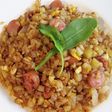 ポテトとウインナーのパラパラ炒飯