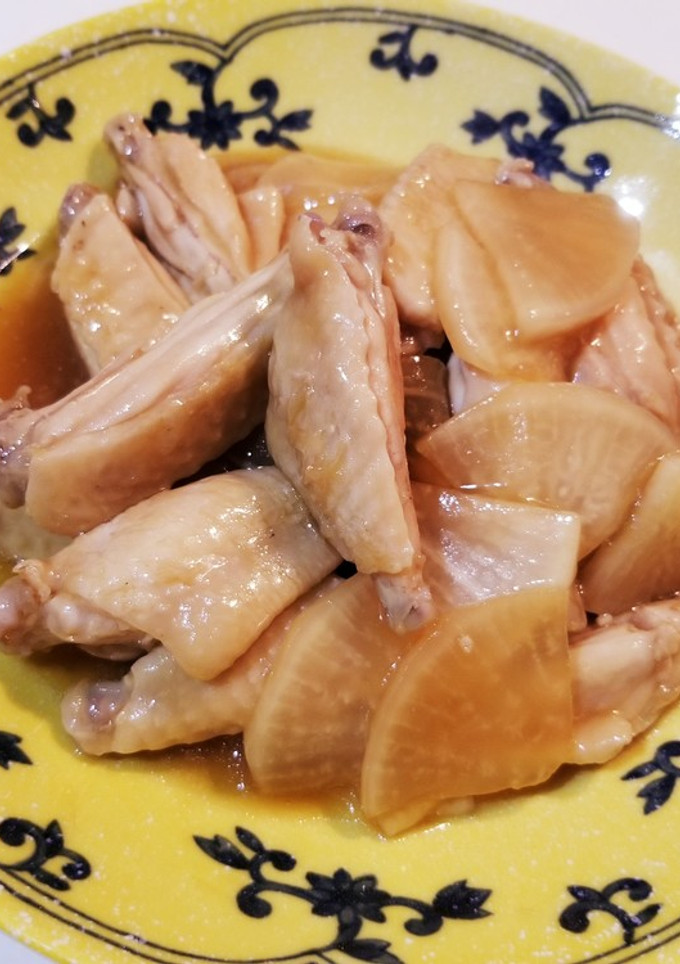 手羽中と大根の照り煮-レシピのメイン写真