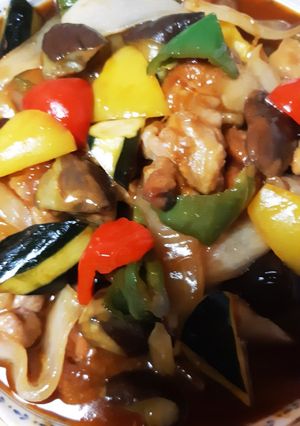 たっぷり夏野菜の酢豚-レシピのメイン写真