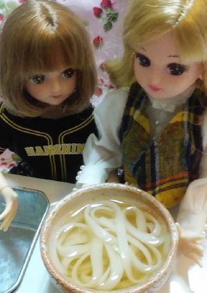 リカちゃんサイズ♡野球シリ(オリ)うどん-レシピのメイン写真