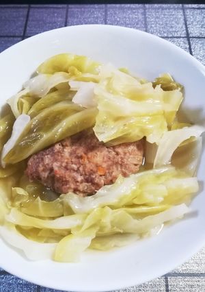 ホットクックでロールキャベツ風煮物♪-レシピのメイン写真