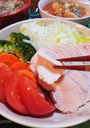 しっとり柔らか作置き鶏胸決定版！-レシピのメイン写真