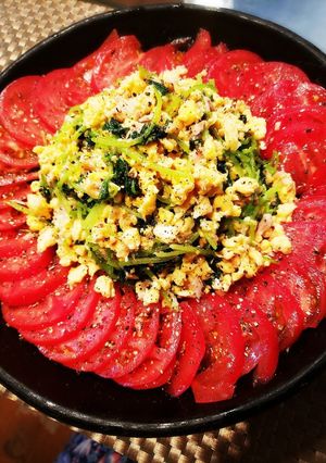 簡単 三葉とナッツのイタリアンサラダ-レシピのメイン写真