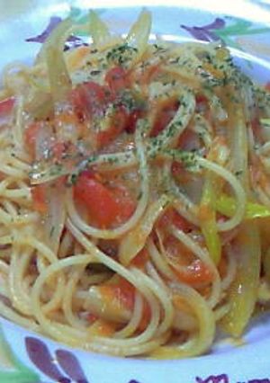 アンチョビーとトマトのパスタ-レシピのメイン写真