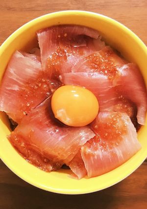 生ハム丼-レシピのメイン写真