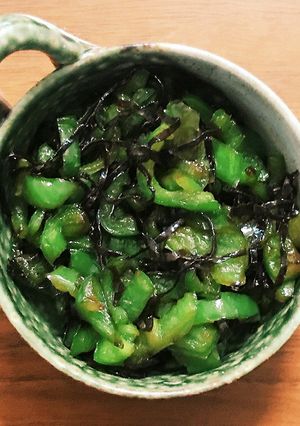 塩昆布ピーマン-レシピのメイン写真