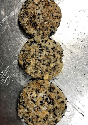 離乳食 ひじきとしらすのおやき-レシピのメイン写真