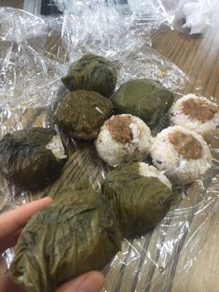 フキの葉おむすび-レシピのメイン写真