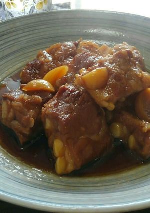 ニンニク☆豚肉軟骨の甘辛煮-レシピのメイン写真