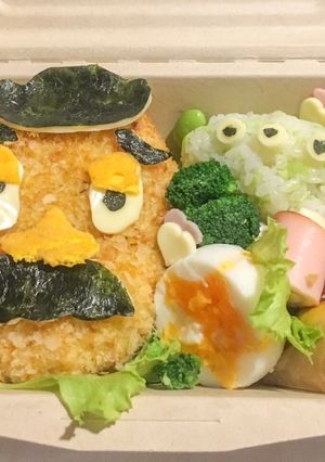 キャラ弁♪焼きチーズコロッケポテトヘッド-レシピのメイン写真