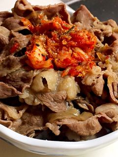 キムチ牛丼-レシピのメイン写真