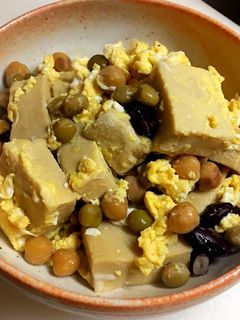 高野豆腐の卵とじ-レシピのメイン写真