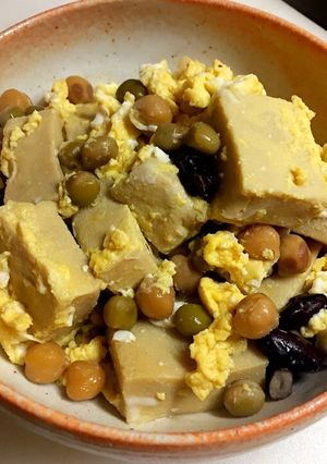 高野豆腐の卵とじ-レシピのメイン写真