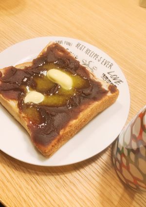 お家小倉トースト-レシピのメイン写真