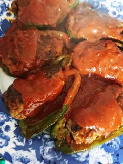 ピーマンの肉詰め-レシピのメイン写真