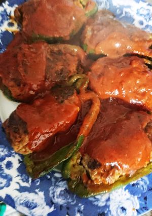 ピーマンの肉詰め-レシピのメイン写真