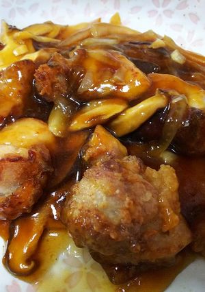簡単中華・鶏唐揚げリメイク→油淋鶏-レシピのメイン写真