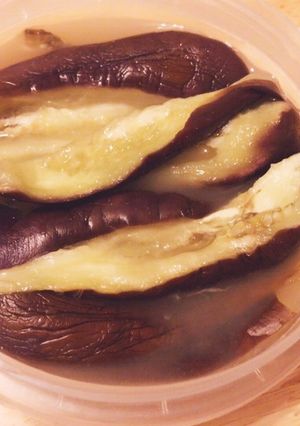 簡単！お茄子のわさび漬け-レシピのメイン写真