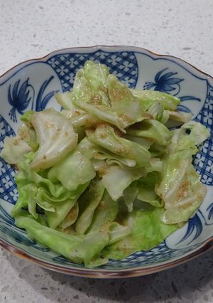 キャベツの胡麻酢あえ-レシピのメイン写真