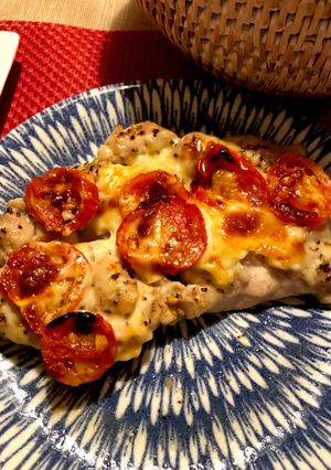 鳥もも肉のトマトチーズ(^.^)-レシピのメイン写真