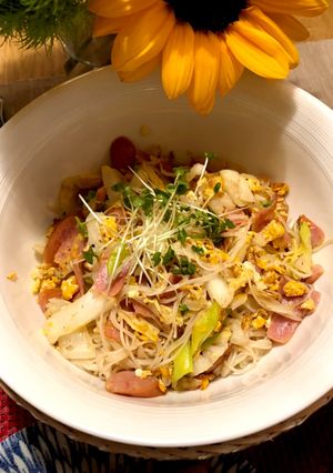 余った野菜で素麺チャンプルー-レシピのメイン写真