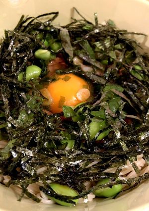 糖質ゼロ麺の卵納豆そうめん-レシピのメイン写真