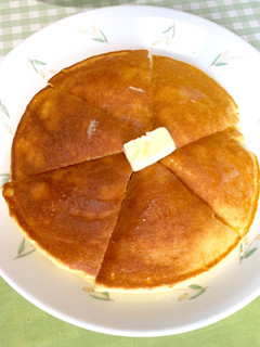 レンジパンでホットケーキ〜(o˘◡˘o)-レシピのメイン写真