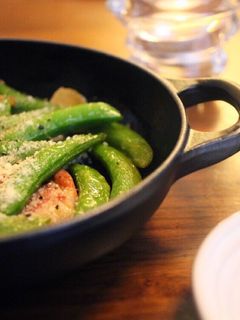 スナップえんどうとベーコンガーリック炒め-レシピのメイン写真