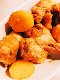 止まらない!鶏手羽元とじゃがいもの甘辛煮-レシピのメイン写真
