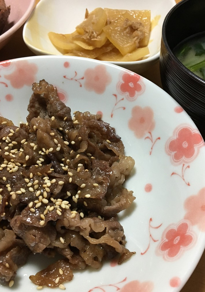 焼くだけ簡単。牛しぐれ-レシピのメイン写真