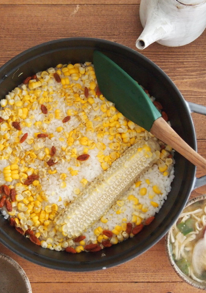 とうもろこしとクコの実の薬膳ご飯-レシピのメイン写真