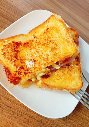 やみつき！ハムとチーズのフレンチトースト-レシピのメイン写真