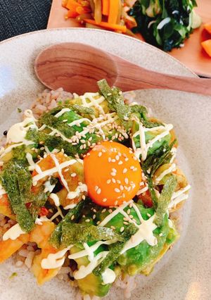 海老とアボカドのテリマヨ丼-レシピのメイン写真
