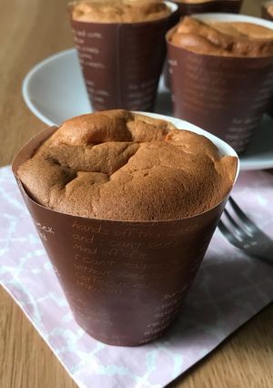 バナナカップシフォン-レシピのメイン写真