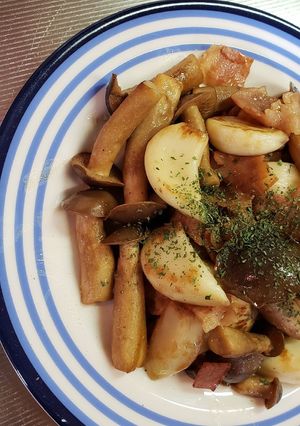 丹波しめじと丸々にんにく炒め-レシピのメイン写真