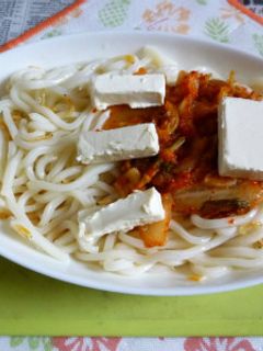 キムチーズの冷やしうどん-レシピのメイン写真