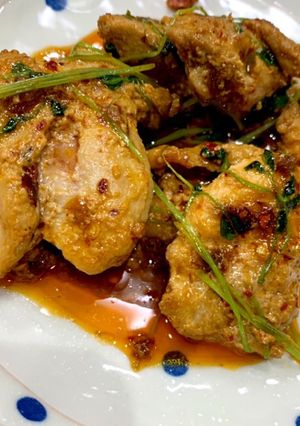 ひとりごはん 鶏もものラー油焼き-レシピのメイン写真