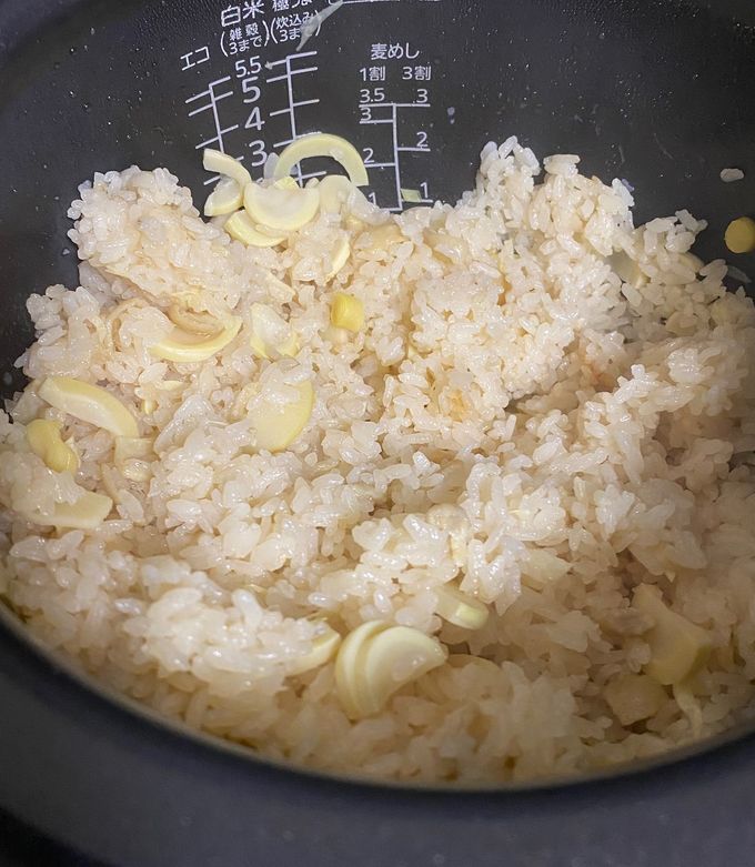 簡単！ハチクごはん(筍ご飯)-レシピのメイン写真
