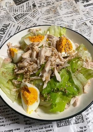 レタスとささみのサラダ-レシピのメイン写真