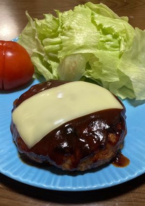 チーズハンバーグ-レシピのメイン写真