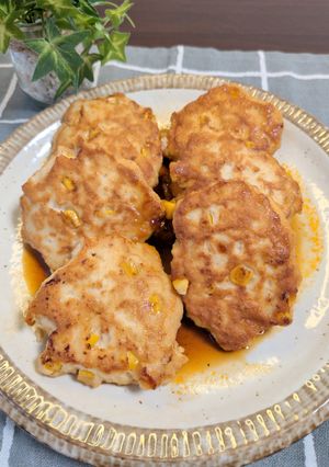 コーンのお豆腐とりつくね-レシピのメイン写真